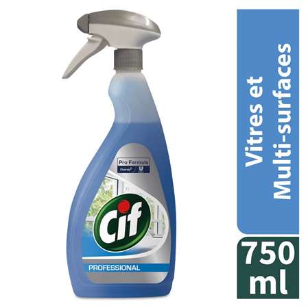 Image de Cif Professionnel Nettoyant Vitres et Multi-surfaces 750ml