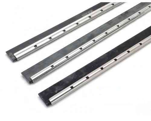 Image de Barrette Inox 25cm Prof.+ Profilé Caoutchouc Pulex