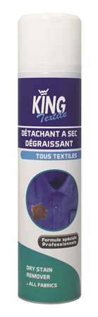 Image de Détachant Textile à Sec Tapis Moquette King aérosol de 400ml