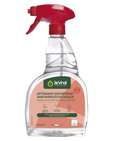 Image de Le Vrai Pro Détergent Détartrant Sanitaires 750ml Ecolabel