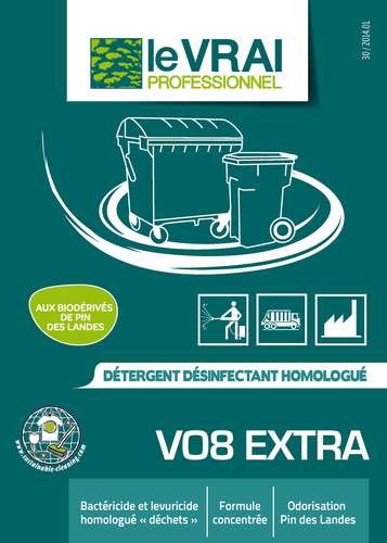Image de Le Vrai Pro VO8 Nettoyant Désinf.Odorisant VO Doses 40ml x50