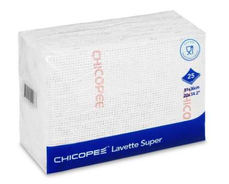 Chicopee Lavette'' Super'' 51x36 80gr Blanc Paquet x 25