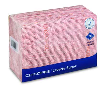 Image de Chicopee Lavette' Super' 51x36 80gr Rose Paquet x 25