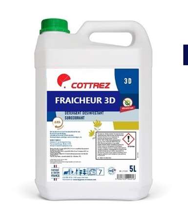 Cottrez Fraicheur 3D Lavande 5l Déter. Désinf. Surodorant