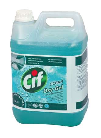 Cif Oxygel Océan 5l Détergent Multi-Usages Oxygène Actif