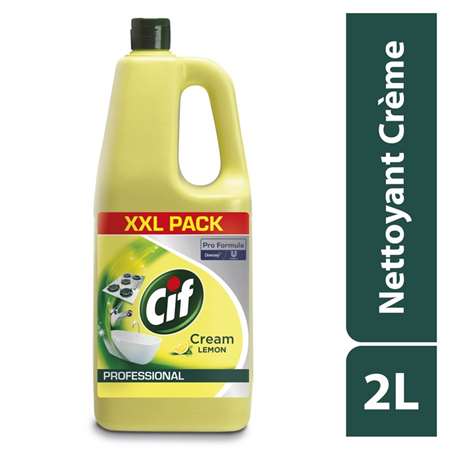 Image de Cif Prof. Crème Récurante 2l 'Citron' Nettoyant Surpuissant