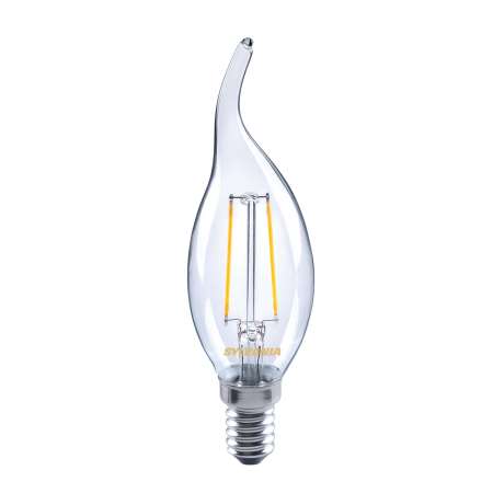 Lampe LED '' Toledo Retro '' Flamme  Coup de vent '' 250 lm E14