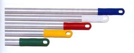 Image de Manche Alu. Anodisé 1,40m Fileté Alim. Embout Bleu