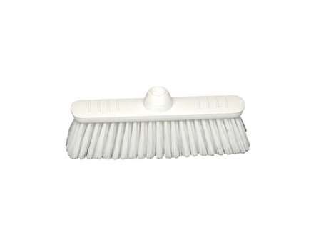 Balai Droit 29cm Polyester Mi-Dur Alimentaire Blanc