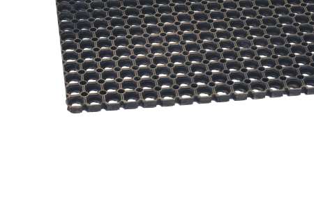 Image de Caillebotis Caoutchouc 100x150 cm  Epaiss. 22 mm Fond Ouvert