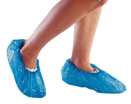 Image de Surchaussure x 100 (50 Paires) Polyéthylène Bleu