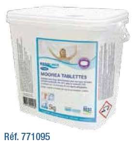 Moorea Tablettes 5k Less désinfectante tous textiles 125 Tab