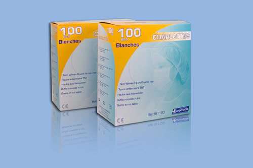 Image de Charlotte Ronde Non Tissé 14 gr m² Sachet X 100 Blanc