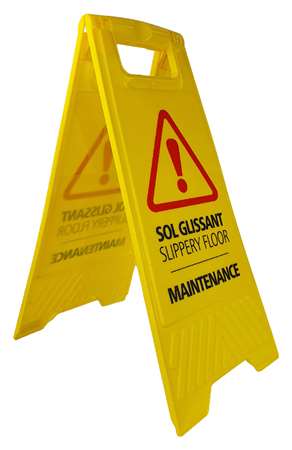 Image de Panneau Signalisation 'Sol Glissant' 60cm