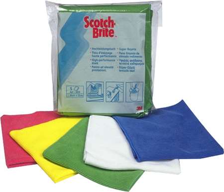 Image de Tissu Microfibre 3M Tricoté Hte Performance JAUNE x 5