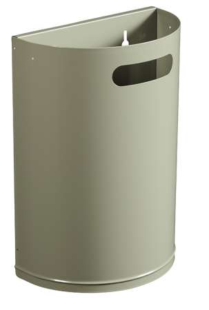 Image de Corbeille Décrochable 20l 'ARKEA' Gris Ciment (58395)