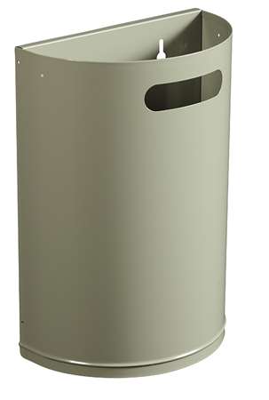 Image de Corbeille Décrochable 20l 'ARKEA' Gris Ciment (58395)