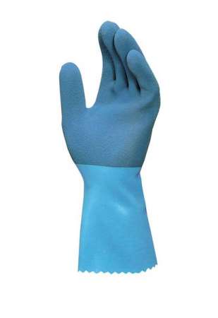 Image de Gant Latex-Jersey Adhérisé taille 5-5.5 - EN 374-388-407