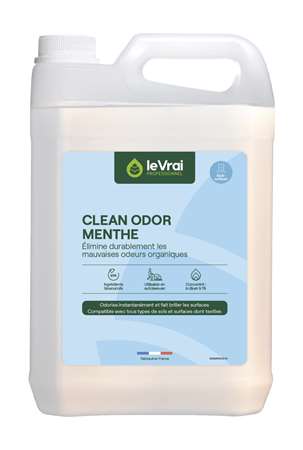 Image de Le Vrai Pro Clean Odor Menthe 5l