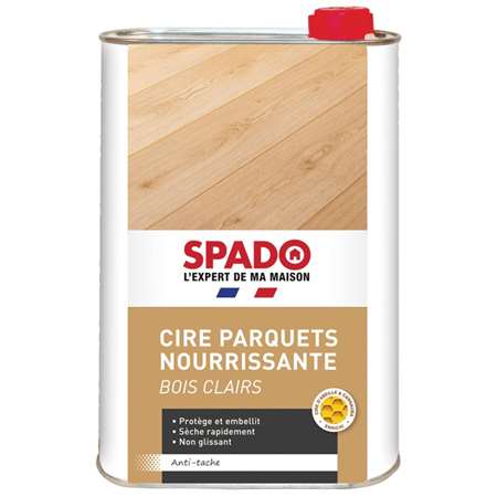 Image de Cire nourrissante liquide pour parquet bois clair 1L