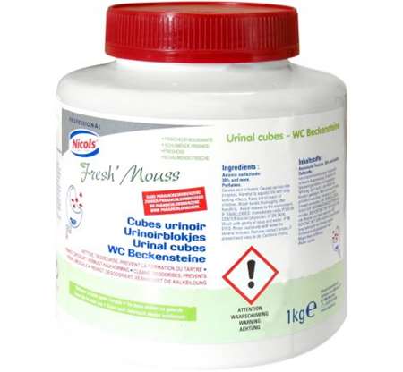 Image de Cube Urinoir Fraicheur Moussante (X33) 1kg