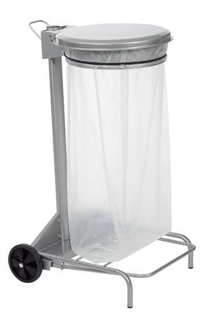 Image de Poubelle S/Roues 110l Collecroule Manganèse