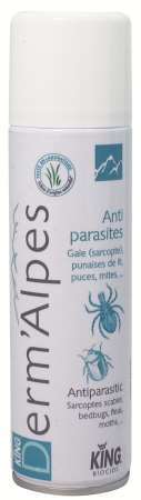 Image de Anti Parasites King Derm'Alpes Aérosol 250 ml