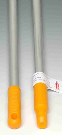 Image de Manche Alu. Anodisé 1,40m Fileté Alim. Embout Jaune