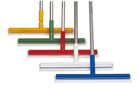 Image de Raclette Polypropylène 40 cm Mousse Blanche/Monture Verte