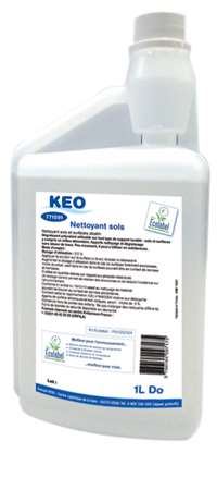 KEO Nettoyant Sols Flacon Doseur 1l  Ecolabel 