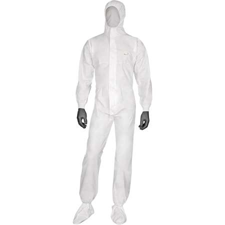 Image de Combinaison TYVEK Blanche Non Tissé Taille L