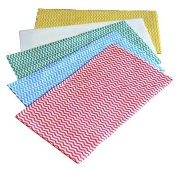 Image de Lavette NT'CLINEA' 50gr/m² 30x38cm Usage Court Jaune x 50