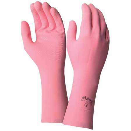 Image de Gant Ménage Latex Suédé taille 8-8.5