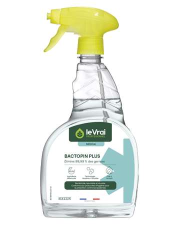 Image de Le Vrai Pro Bactopin Plus 750ml Détergent Désinfectant PAE