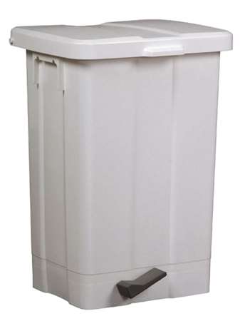 Image de Poubelle ' PATTY '25l Blanche à Pédale