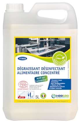 Image de Résolutions Dégraissant Désint. Alim. Concentré 5l Ecocert