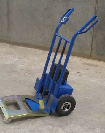 Image de Diable Electique 300 kg 24V Roues Pneumatiques + Chargeur