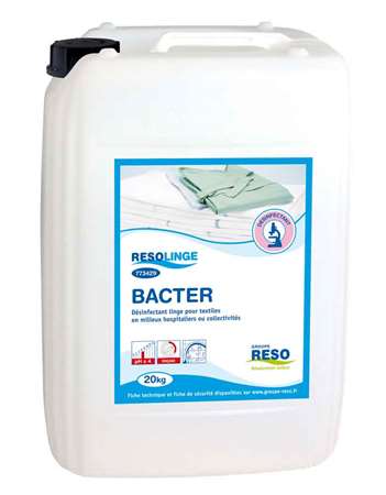 Image de Bacter Désinfectant Linge Milieux Hopsit/Collectivités 20KG