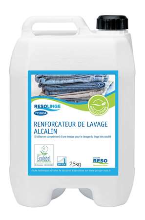 Resolutions Renforcateur de Lav. Linge Alcalin 20l Ecolabel