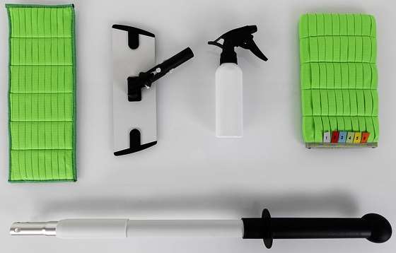 Image de Kit Vitre Complet ( Gant/Bandeau/Support/Manche Teles./Pulvé