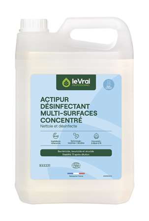 Image de Le Vrai Pro Actipur Nett.. Désinf. Conc. Multi-Surfaces 5l