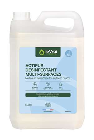 Image de Le Vrai Pro Actipur Déterg. Désinf.PAE  Multi-Surfaces 5l