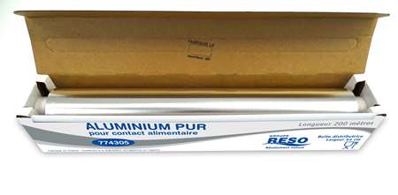 Aluminium Alimentaire 200x440 mm Boite Distributrice