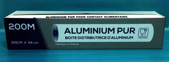 Image de Aluminium Alimentaire 200x440 mm Boite Distributrice