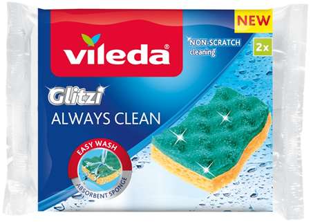 Image de Eponge PureActive Glitzi Always Clean lot de 2