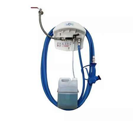 Poste d''hygiène JET CLEAN 1P/Sup.Bidon/Tuy 10m/Pistolet