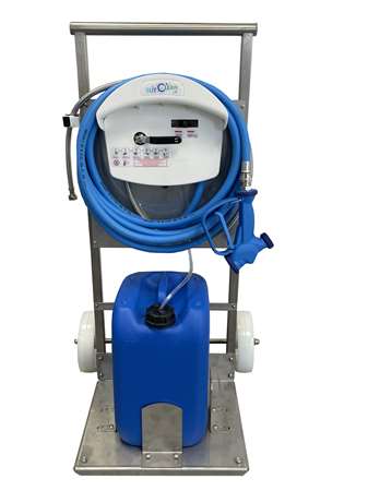 Image de Chariot Inox Pour Poste d'Hygiene JET CLEAN