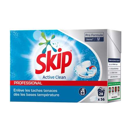 Image de Skip lessive tablettes Professionnel carton de 3x56 doses