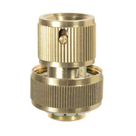 Image de Raccord Rapide Aquastop Laiton pour Tuyau Diametre 15