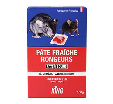 Raticide Souricide en Pate (Colis de 12 x 15 Sachets de 10g)